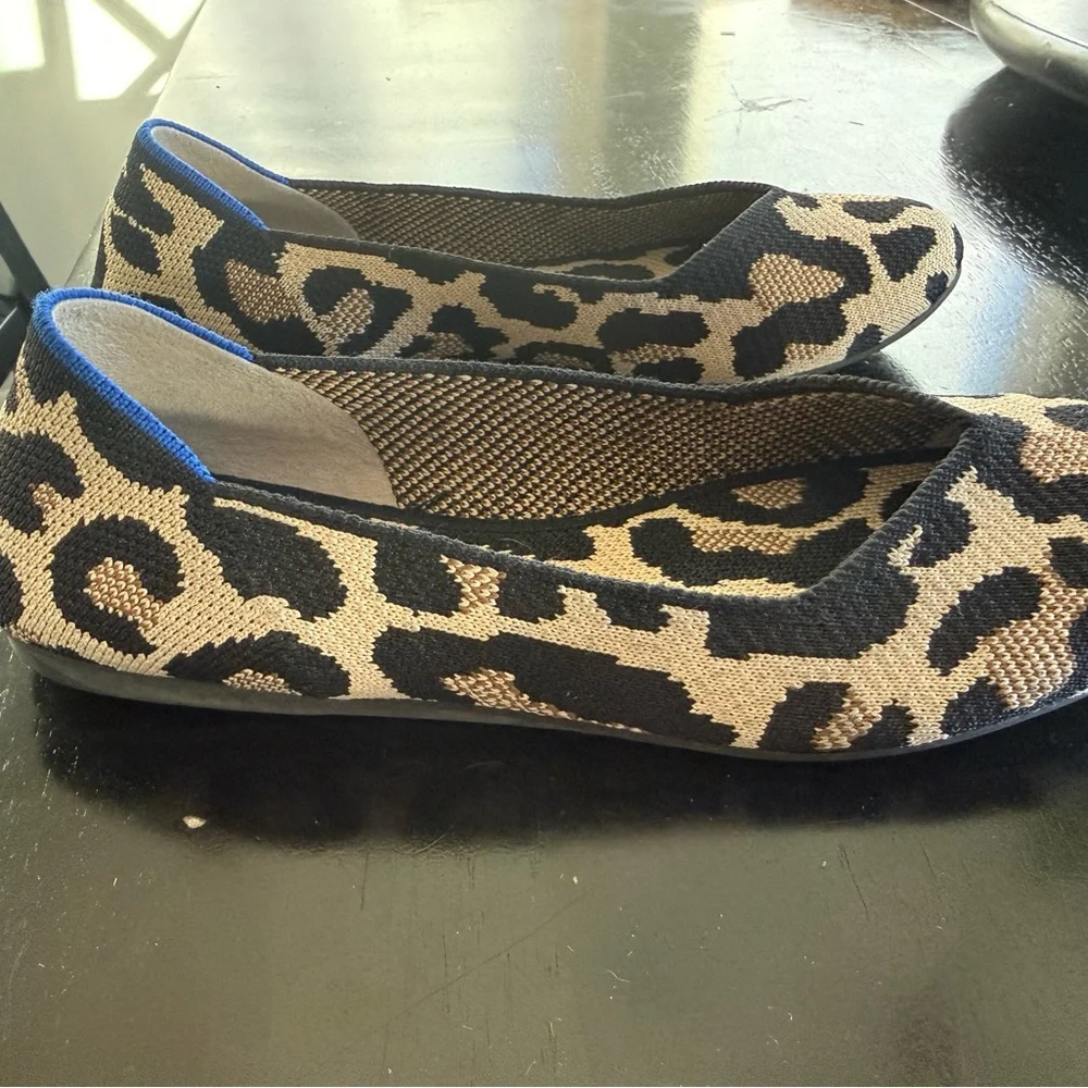 Rothy's Leopard Print Women's Flats - Picture 3 of 4
